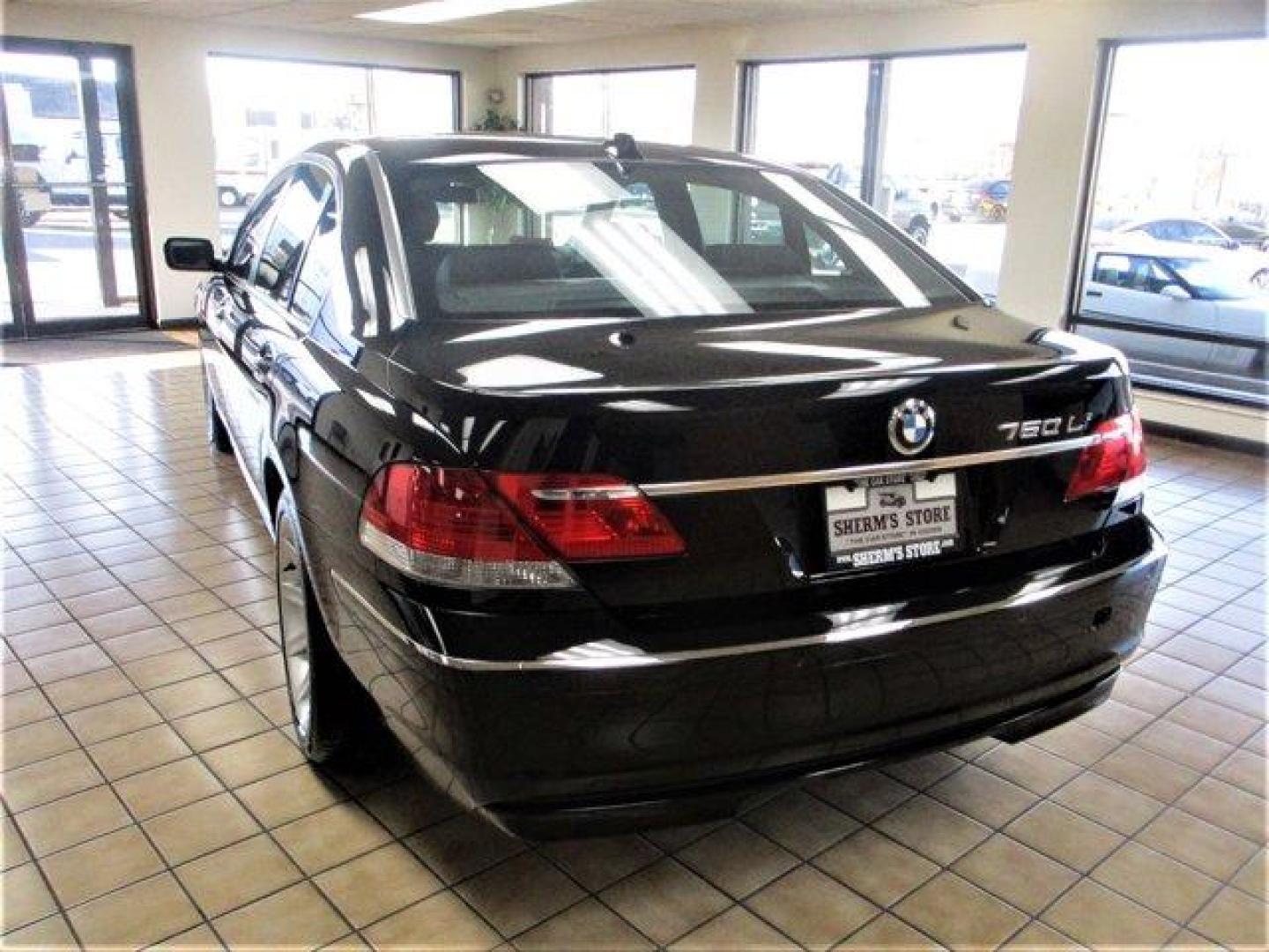 2006 Jet Black BMW 7 Series (WBAHN83576D) with an 8 4.8L engine, Automatic transmission, located at 3240 Washington Blvd., Ogden, 84401, (801) 621-7177, 41.204967, -111.969994 - 2006 BMW 7 Series 750LiSherm' Store Crew is Excited to Offer this Clean Title, No Accident, 7 Series BMW, to Our New and Repeat Customers!Features Include:Rear Wheel Drive, Factory Aluminum Alloy Wheels, Sun Roof, HID headlights, Headlights-Auto-Leveling, Fog Lamps, Heated Power Mirrors, Rain Sensin - Photo#4