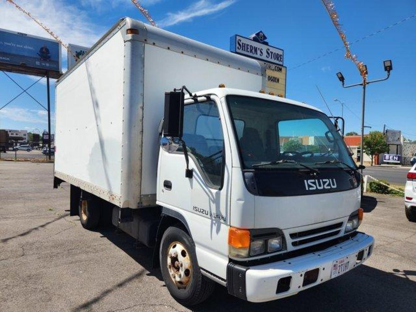 1995 WHITE ISUZU NPR (4KLB4B1A8SJ) , Automatic transmission, located at 3240 Washington Blvd., Ogden, 84401, (801) 621-7177, 41.204967, -111.969994 - This 1995 Isuzu NPR Tilt Cab has a 15' box that is 8' wide and 7' tall. Included is a power hydraulic lift gate.Hard to find at this price point for this much truck and such low mileage. Equipped with the gas V8, Automatic, A/C (which is nice to have). Sherm's Store is a family owned and operated In - Photo#0