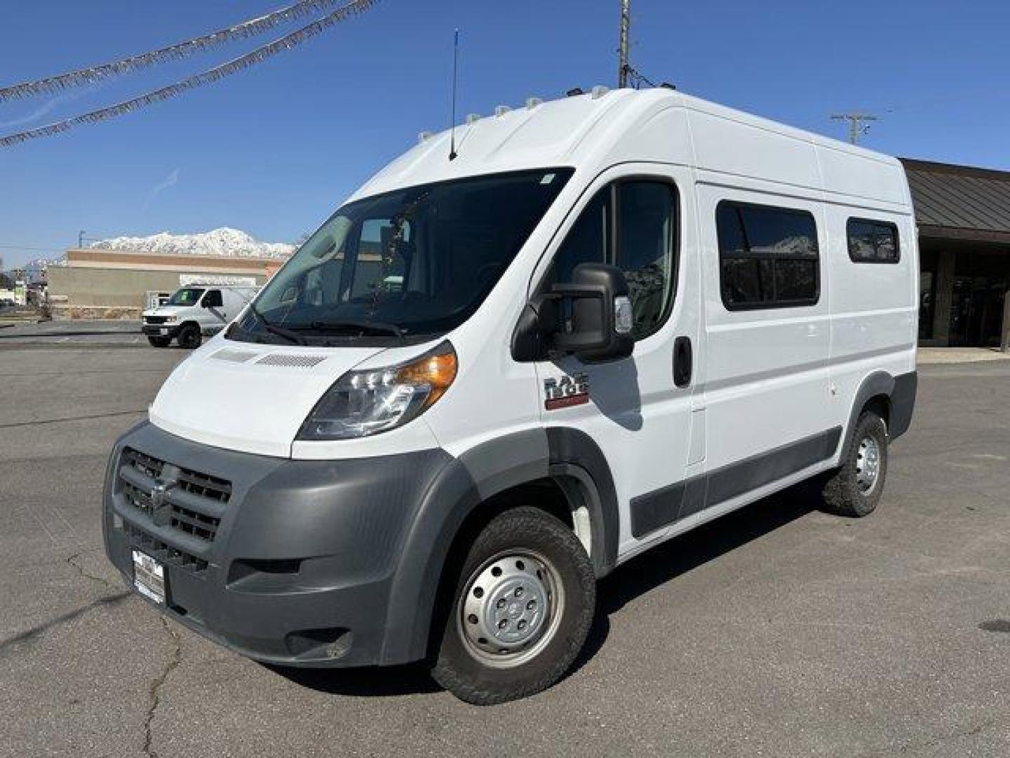 2018 Bright White Clearcoat /Black Ram ProMaster Cargo Van (3C6TRVBG8JE) with an 6 3.6 L engine, Automatic transmission, located at 3240 Washington Blvd., Ogden, 84401, (801) 621-7177, 41.204967, -111.969994 - Photo#0