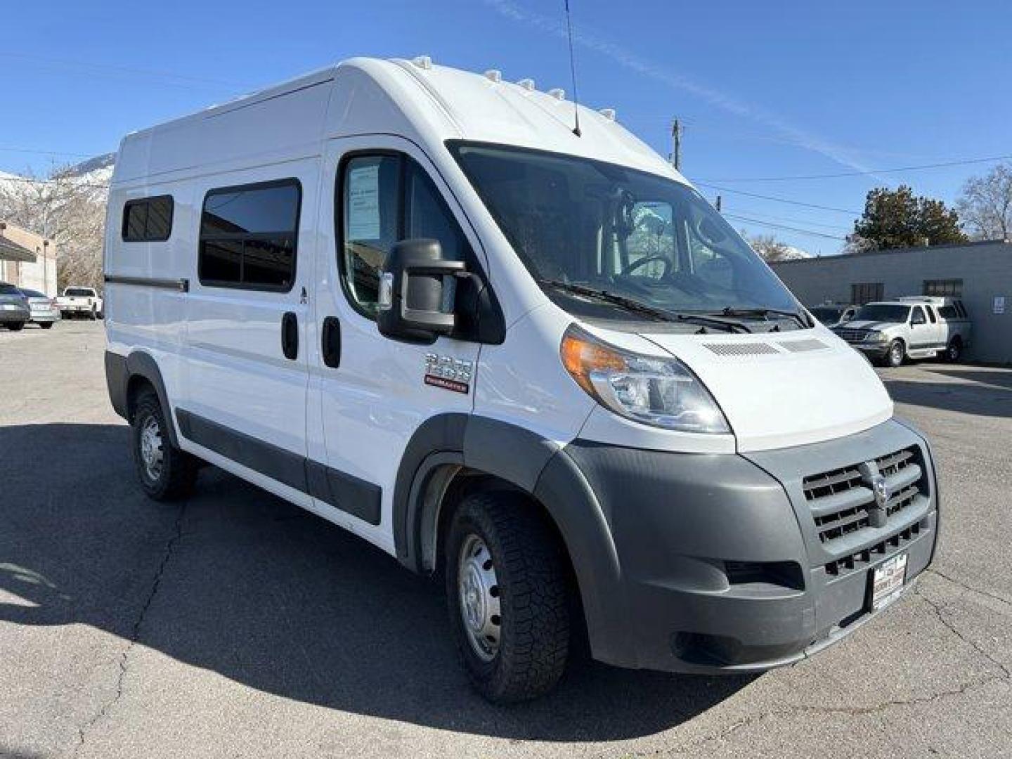 2018 Bright White Clearcoat /Black Ram ProMaster Cargo Van (3C6TRVBG8JE) with an 6 3.6 L engine, Automatic transmission, located at 3240 Washington Blvd., Ogden, 84401, (801) 621-7177, 41.204967, -111.969994 - Photo#2