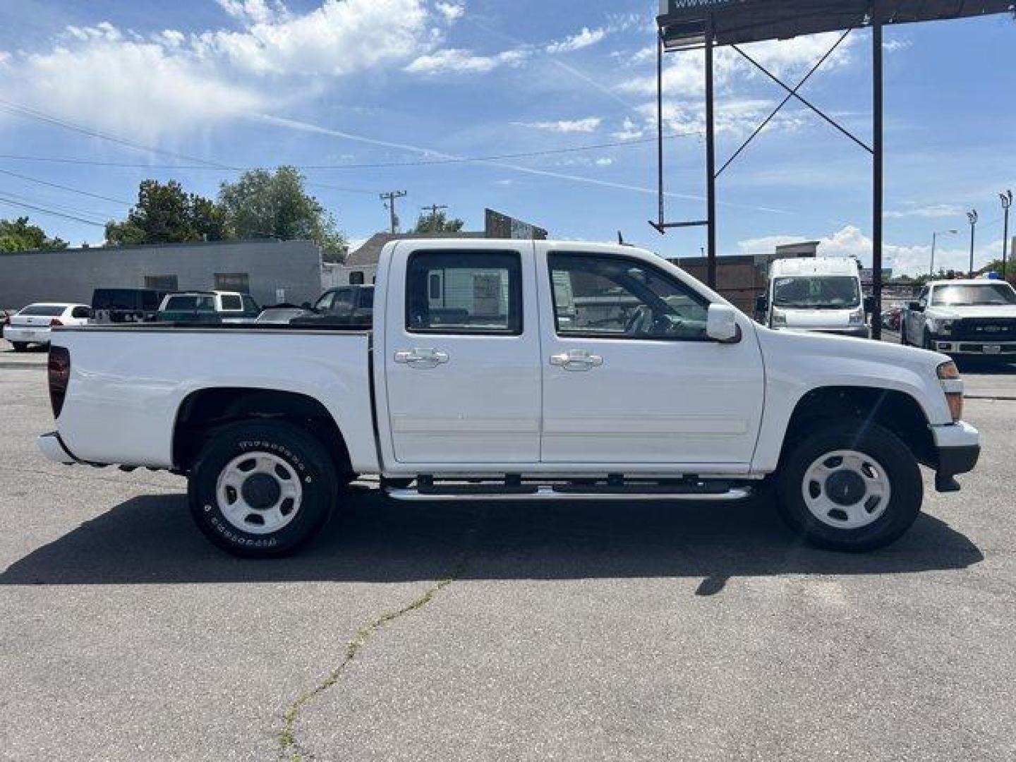 2012 Summit White /Ebony Chevrolet Colorado (1GCHTCFE7C8) with an 5 3.7L engine, Automatic transmission, located at 3240 Washington Blvd., Ogden, 84401, (801) 621-7177, 41.204967, -111.969994 - Photo#3