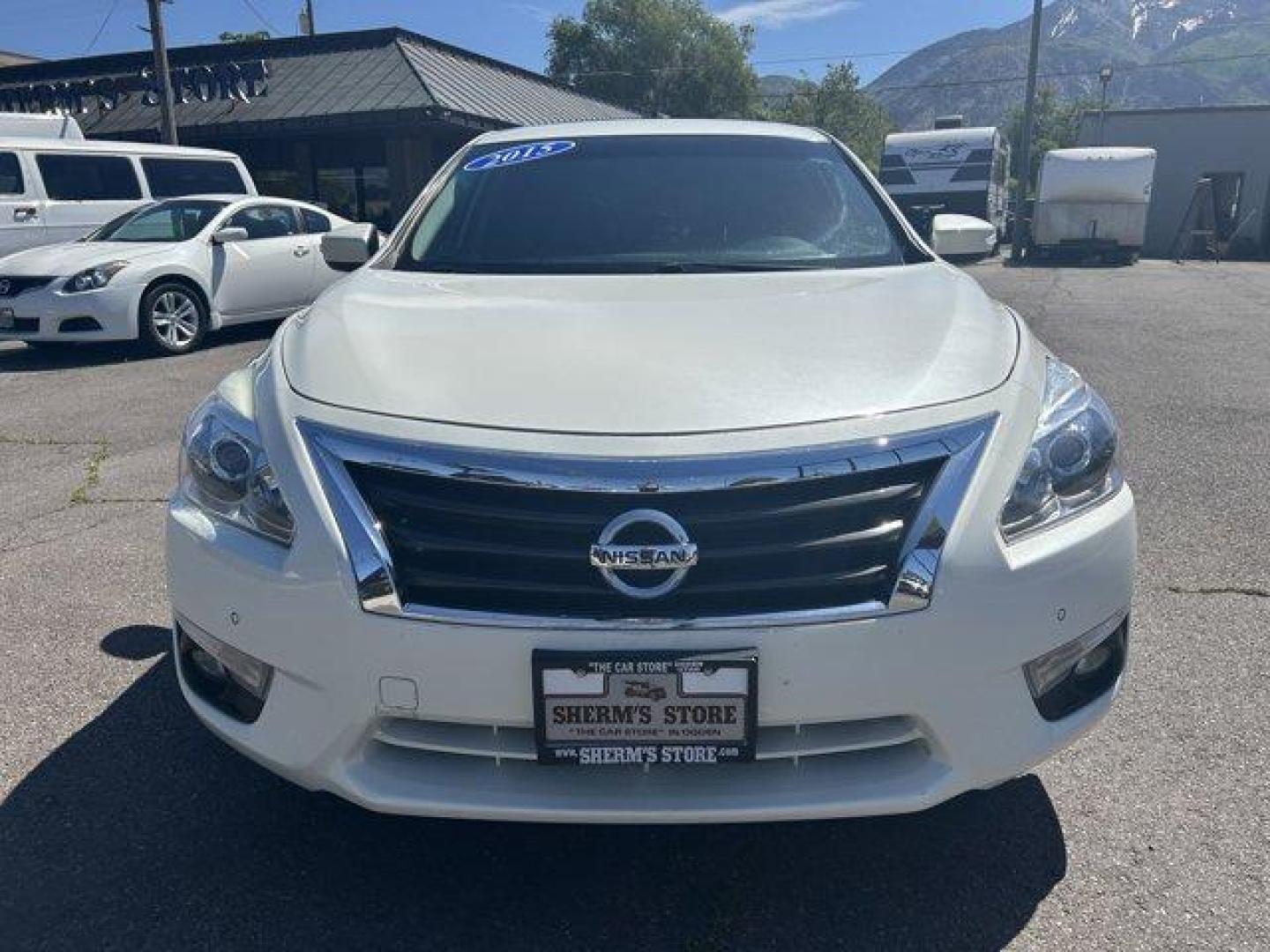 2015 Pearl White /Charcoal Nissan Altima (1N4BL3AP1FC) with an 6 3.5 L engine, Variable transmission, located at 3240 Washington Blvd., Ogden, 84401, (801) 621-7177, 41.204967, -111.969994 - *2015 Nissan Altima 4dr Sdn V6 3.5*Sherm's Store is a family owned and operated independent auto dealer that has become a household name serving Utah for over 50 years! We specialize in excellent condition, pre-owned vehicles. Here at Sherm's, we never mark up interest rates! This means that what yo - Photo#1