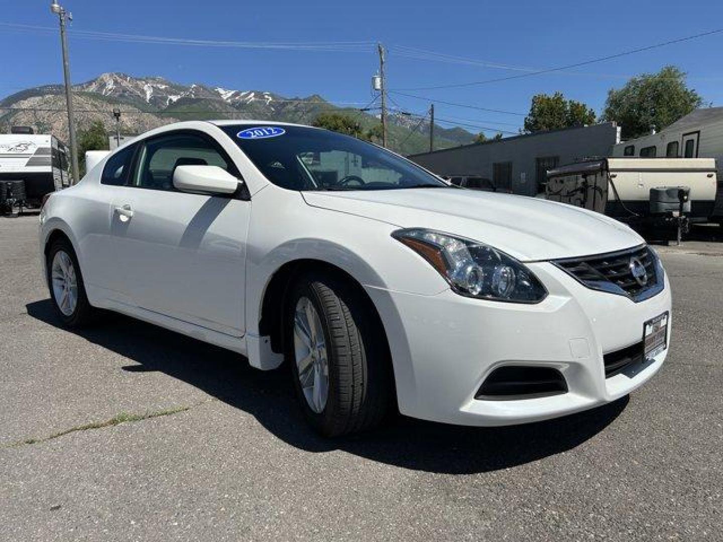 2012 Winter Frost Pearl /Charcoal Nissan Altima (1N4AL2EPXCC) with an 4 2.5L engine, Manual transmission, located at 3240 Washington Blvd., Ogden, 84401, (801) 621-7177, 41.204967, -111.969994 - Photo#2