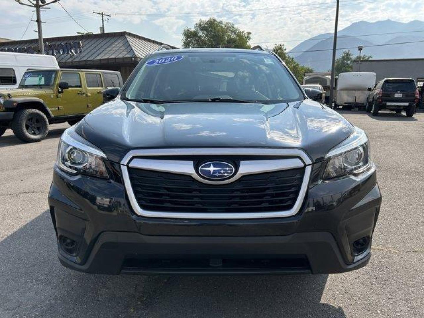 2020 Crystal Black Pearl /Black Subaru Forester (JF2SKAJC6LH) with an 4 2.5 L engine, Variable transmission, located at 3240 Washington Blvd., Ogden, 84401, (801) 621-7177, 41.204967, -111.969994 - Photo#1