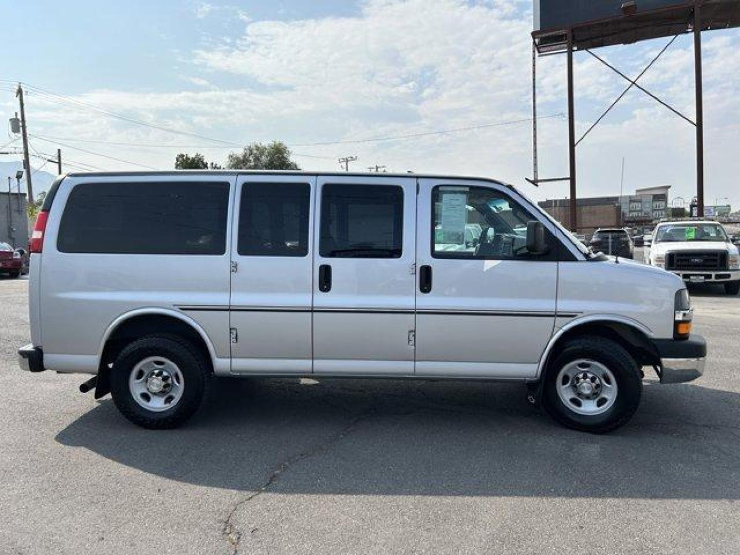 2016 Silver Ice Metallic /Medium Pewter Chevrolet Express Passenger (1GAZGMFG7G1) with an 8 6.0L engine, Automatic transmission, located at 3240 Washington Blvd., Ogden, 84401, (801) 621-7177, 41.204967, -111.969994 - *2016 Chevrolet Express Passenger RWD 3500 135 LT w/1LT*Sherm's Store is a family owned and operated independent auto dealer that has become a household name serving Utah for over 50 years! We specialize in excellent condition, pre-owned vehicles. Here at Sherm's, we never mark up interest rates! Th - Photo#3