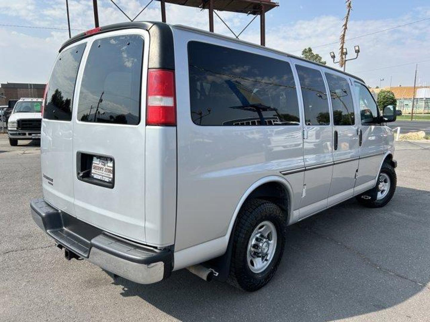 2016 Silver Ice Metallic /Medium Pewter Chevrolet Express Passenger (1GAZGMFG7G1) with an 8 6.0L engine, Automatic transmission, located at 3240 Washington Blvd., Ogden, 84401, (801) 621-7177, 41.204967, -111.969994 - *2016 Chevrolet Express Passenger RWD 3500 135 LT w/1LT*Sherm's Store is a family owned and operated independent auto dealer that has become a household name serving Utah for over 50 years! We specialize in excellent condition, pre-owned vehicles. Here at Sherm's, we never mark up interest rates! Th - Photo#4