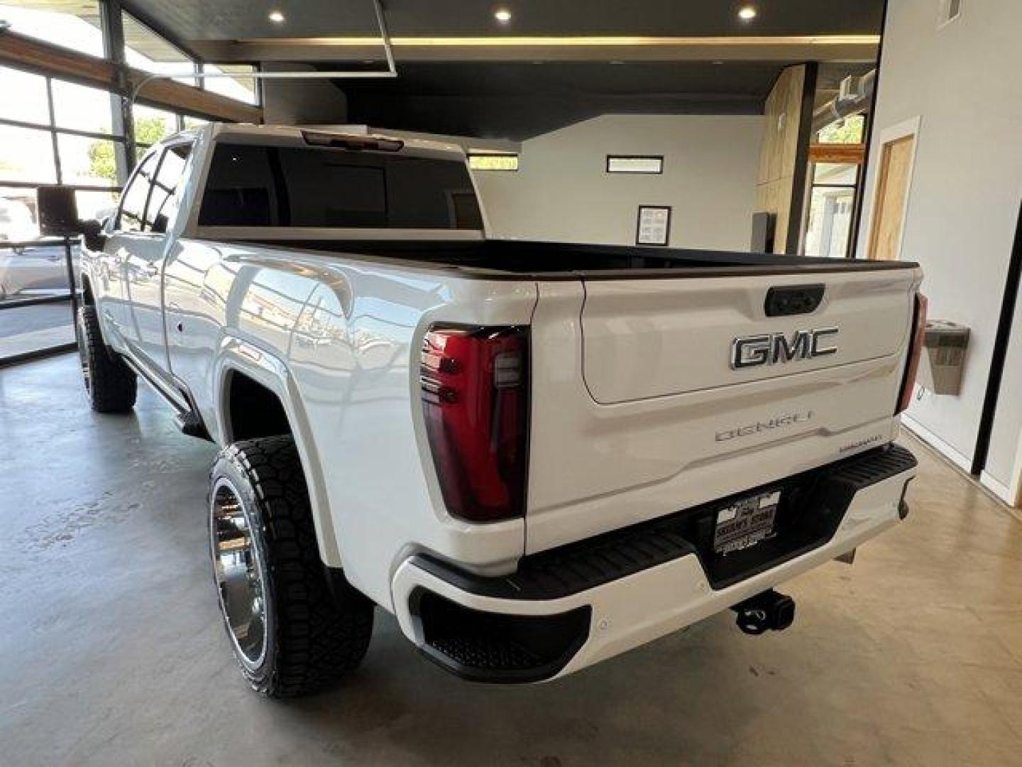 2024 White Frost Tricoat /Alpine Umber GMC Sierra 3500HD (1GT49YEY3RF) with an 8 6.6L engine, Automatic transmission, located at 3240 Washington Blvd., Ogden, 84401, (801) 621-7177, 41.204967, -111.969994 - *2024 GMC Sierra 3500HD 4WD Crew Cab Denali Ultimate*Sherm's Store is a family owned and operated independent auto dealer that has become a household name serving Utah for over 50 years! We specialize in excellent condition, pre-owned vehicles. Here at Sherm's, we never mark up interest rates! This - Photo#4