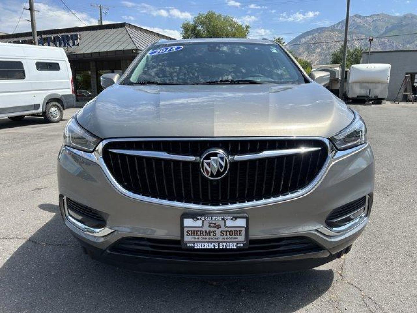 2018 Pepperdust Metallic /Dark Galvanized Buick Enclave (5GAERBKW4JJ) with an 6 3.6L engine, Automatic transmission, located at 3240 Washington Blvd., Ogden, 84401, (801) 621-7177, 41.204967, -111.969994 - *2018 Buick Enclave FWD 4dr Essence **EQUIPPED WITH 4 BRAND NEW TIRES! *Sherm's Store is a family owned and operated independent auto dealer that has become a household name serving Utah for over 50 years! We specialize in excellent condition, pre-owned vehicles. Here at Sherm's, we never mark up in - Photo#1