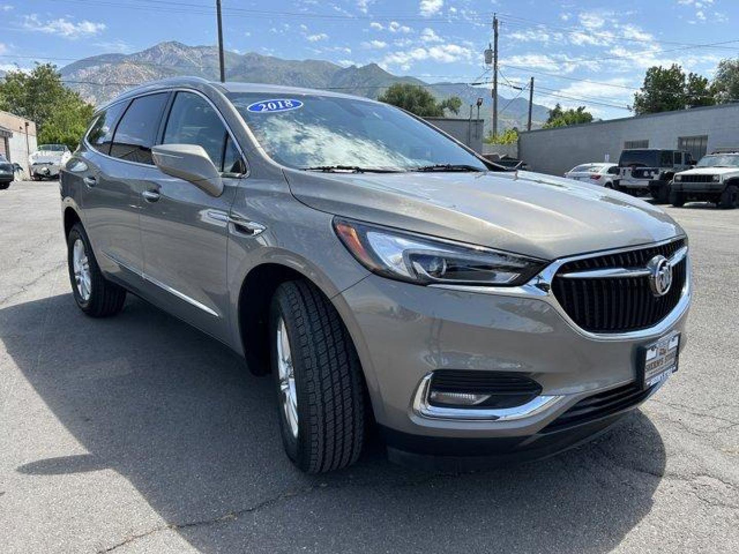 2018 Pepperdust Metallic /Dark Galvanized Buick Enclave (5GAERBKW4JJ) with an 6 3.6L engine, Automatic transmission, located at 3240 Washington Blvd., Ogden, 84401, (801) 621-7177, 41.204967, -111.969994 - *2018 Buick Enclave FWD 4dr Essence **EQUIPPED WITH 4 BRAND NEW TIRES! *Sherm's Store is a family owned and operated independent auto dealer that has become a household name serving Utah for over 50 years! We specialize in excellent condition, pre-owned vehicles. Here at Sherm's, we never mark up in - Photo#2