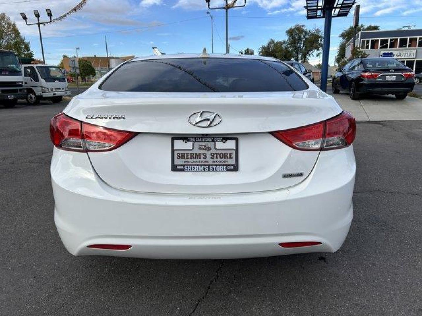 2013 Shimmering White /Beige Hyundai Elantra (5NPDH4AE9DH) with an 4 1.8L engine, Automatic transmission, located at 3240 Washington Blvd., Ogden, 84401, (801) 621-7177, 41.204967, -111.969994 - *2013 Hyundai Elantra Limited** *This sleek Elantra is ready for you! The 1.8L inline 4 engine gives you a nice smooth ride!This is a 2 owner no accidents vehicle and the condition is excellent!You'll feel great driving it with its leather interior, back up camera, power windows, locks and mirrors, - Photo#5