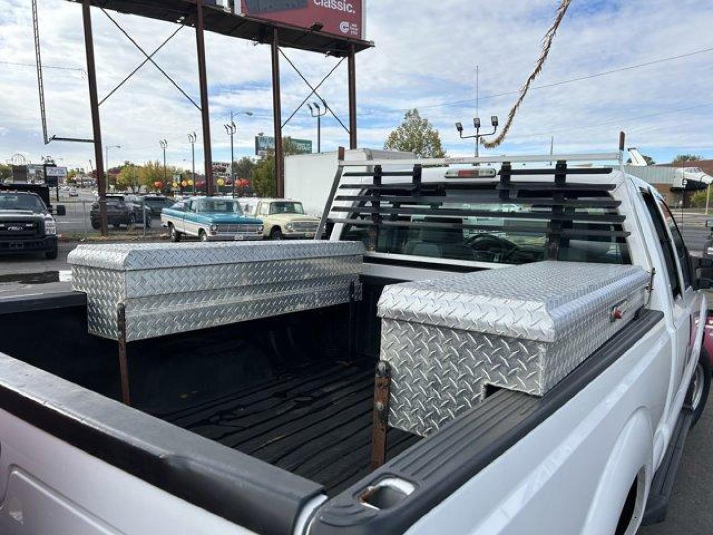 2015 White /gray Ford Super Duty F-250 SRW (1FT7X2B61FE) with an 8 6.2L engine, Automatic transmission, located at 3240 Washington Blvd., Ogden, 84401, (801) 621-7177, 41.204967, -111.969994 - *2015 Ford F-250 4WD Plow*This Super Duty is ready for this winter!! Its a 4 wheel drive extended cab! 1 owner, no accidents, complete with a *headache rack and 2 bed side-mount tool boxes!*You'll make plowing look easy with the *Western Ultra Mount 2 plow and BOSS TGS 800 salter combo!*Sherm's Stor - Photo#9