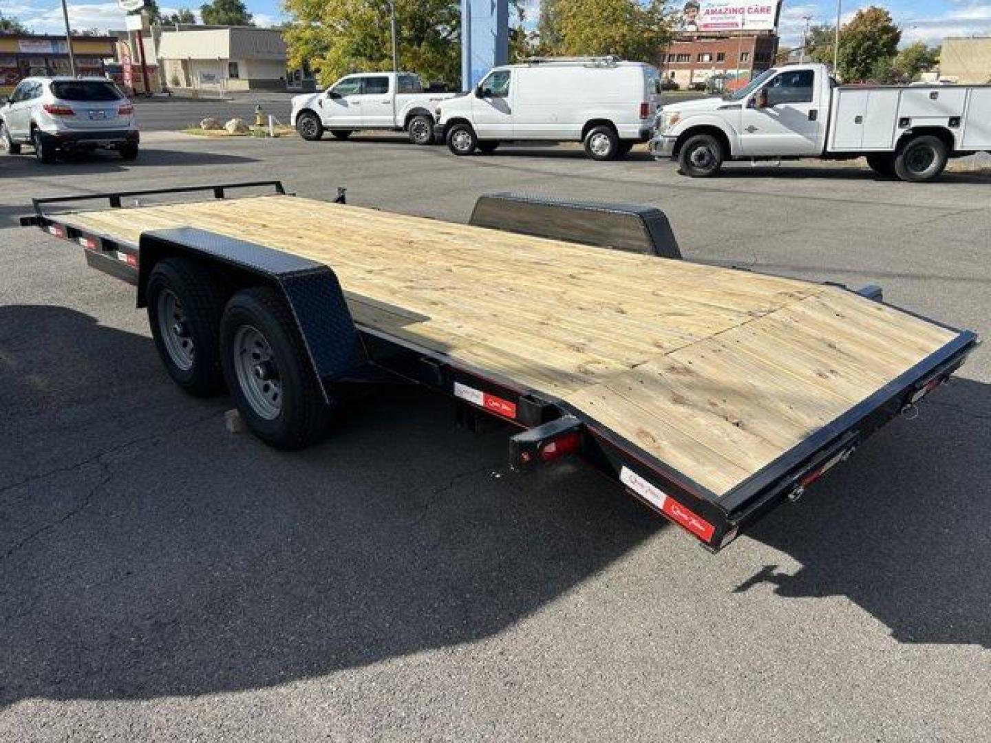 (7RA1A202755) , located at 3240 Washington Blvd., Ogden, 84401, (801) 621-7177, 41.204967, -111.969994 - ====== 2025 Quality Trailers 20ft Tandem Axel Car Hauler- 9990LB GVWR ======Don't miss this like new trailer (used for one trip) at a steal of a price! The deck measures 20 feet long (18' + 2' dovetail by 82 wide between the fenders) The 5' ladder ramps stow in channels under the back of the trailer - Photo#5