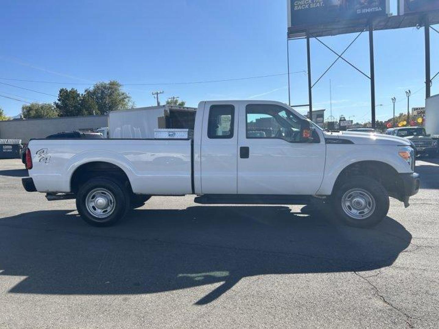 2015 White /gray Ford Super Duty F-250 SRW (1FT7X2B66FE) with an 8 6.2L engine, Automatic transmission, located at 3240 Washington Blvd., Ogden, 84401, (801) 621-7177, 41.204967, -111.969994 - *2015 Ford F-250 Super Duty XL*Take on any job in this F250 Super Duty, complete with tool box for all your gear! This truck also includes power widows, locks, and mirrors, plus vinyl seats to keep you feeling comfortable while driving!Sherm's Store is a family owned and operated independent auto de - Photo#4