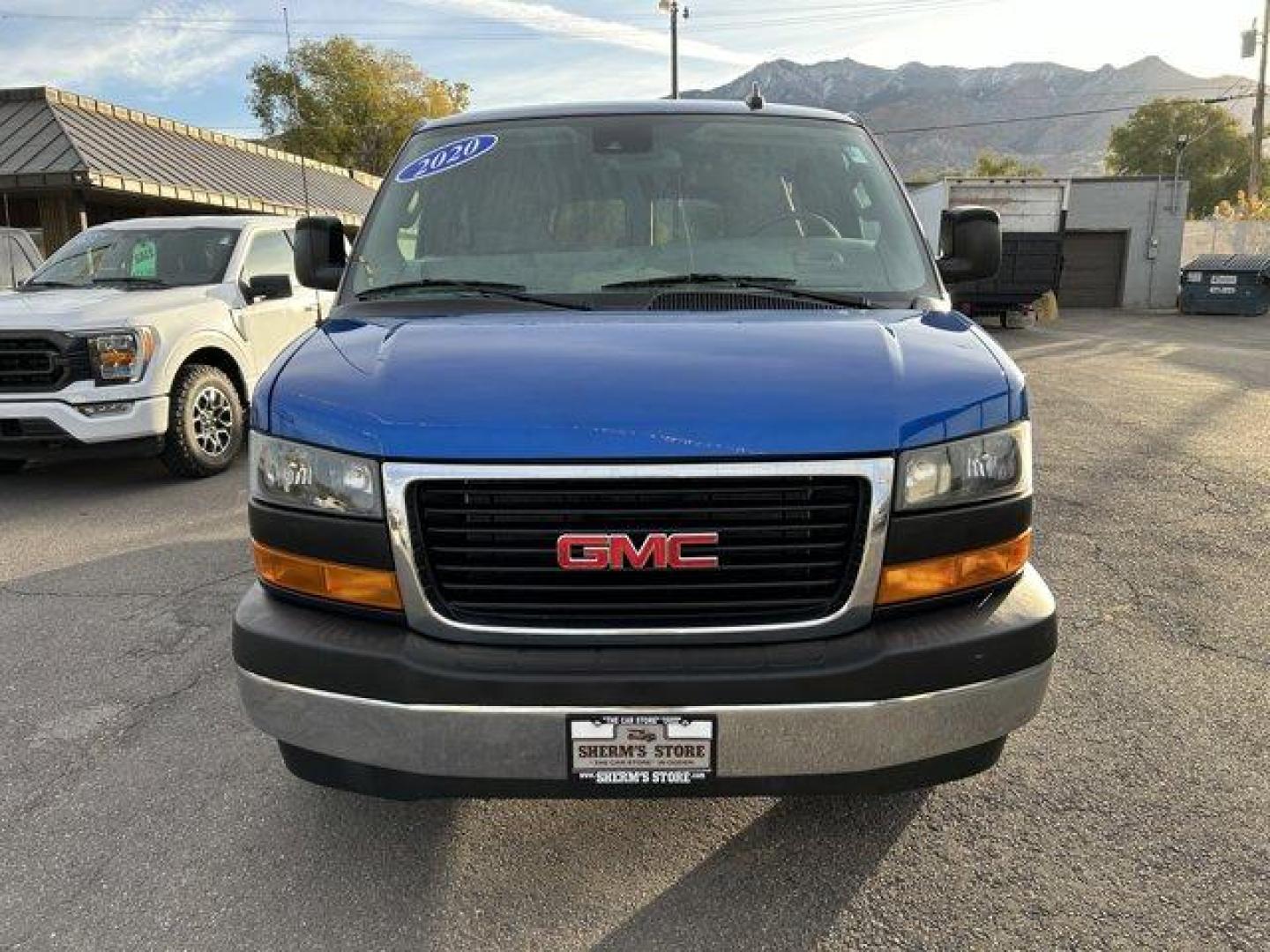 2020 Marine Blue Metallic /Medium Pewter GMC Savana Passenger (1GJZ7MFG9L1) with an 8 6.0L engine, Automatic transmission, located at 3240 Washington Blvd., Ogden, 84401, (801) 621-7177, 41.204967, -111.969994 - Photo#1