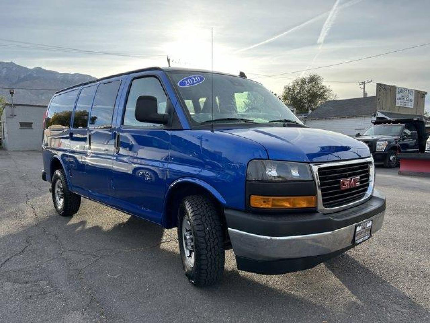 2020 Marine Blue Metallic /Medium Pewter GMC Savana Passenger (1GJZ7MFG9L1) with an 8 6.0L engine, Automatic transmission, located at 3240 Washington Blvd., Ogden, 84401, (801) 621-7177, 41.204967, -111.969994 - Photo#2