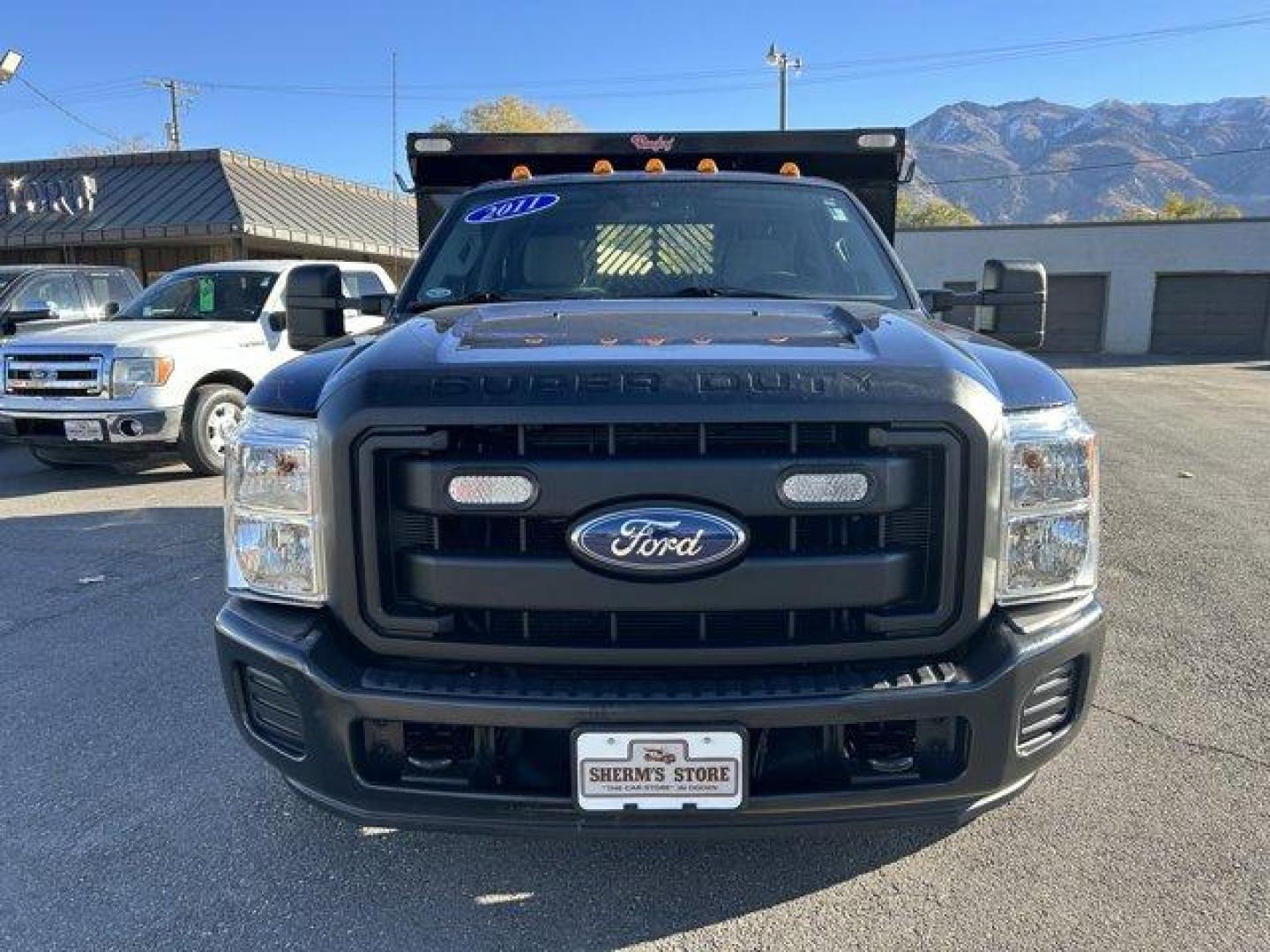 2011 Blue /gray Ford Super Duty F-350 DRW (1FDRF3C64BE) with an 8 6.2L engine, Automatic transmission, located at 3240 Washington Blvd., Ogden, 84401, (801) 621-7177, 41.204967, -111.969994 - *2011 Ford Super Duty F-350 DRW 2WD Regular Cab 137 XLT with Dump Bed*The 2011 Ford Super Duty F-350 DRW (Dual Rear Wheel) 2WD Regular Cab 137 XLT with a dump bed is the ultimate workhorse for those who need powerful performance and exceptional utility. Designed for heavy-duty hauling, towing, and u - Photo#1