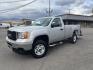 2011 Pure Silver Metallic /Dark Titanium GMC Sierra 2500HD (1GT01ZCGXBF) with an 8 6.0L engine, Automatic transmission, located at 3240 Washington Blvd., Ogden, 84401, (801) 621-7177, 41.204967, -111.969994 - *2011 GMC Sierra 2500HD 2WD Work Truck with Lift Gate*This 2011 GMC Sierra 2500HD 2WD Work Truck is a reliable and heavy-duty vehicle designed for tough jobs and demanding work environments. Powered by a robust 6.0L V8 engine, it offers impressive towing capacity and payload, making it ideal for hau - Photo#0