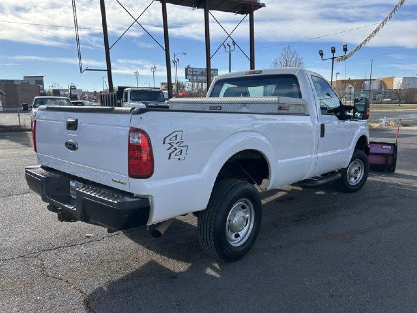 2015 White /gray Ford Super Duty F-250 SRW (1FTBF2B69FE) with an 8 6.2L engine, Automatic transmission, located at 3240 Washington Blvd., Ogden, 84401, (801) 621-7177, 41.204967, -111.969994 - Introducing the*2015 Ford Super Duty F-250 SRW 4WD Regular Cab 137 XL* a rugged and reliable plow truck designed to conquer the harshest winter conditions. Built to deliver unmatched strength and performance, this heavy-duty workhorse combines power, durability, and efficiency to tackle snow removal - Photo#4